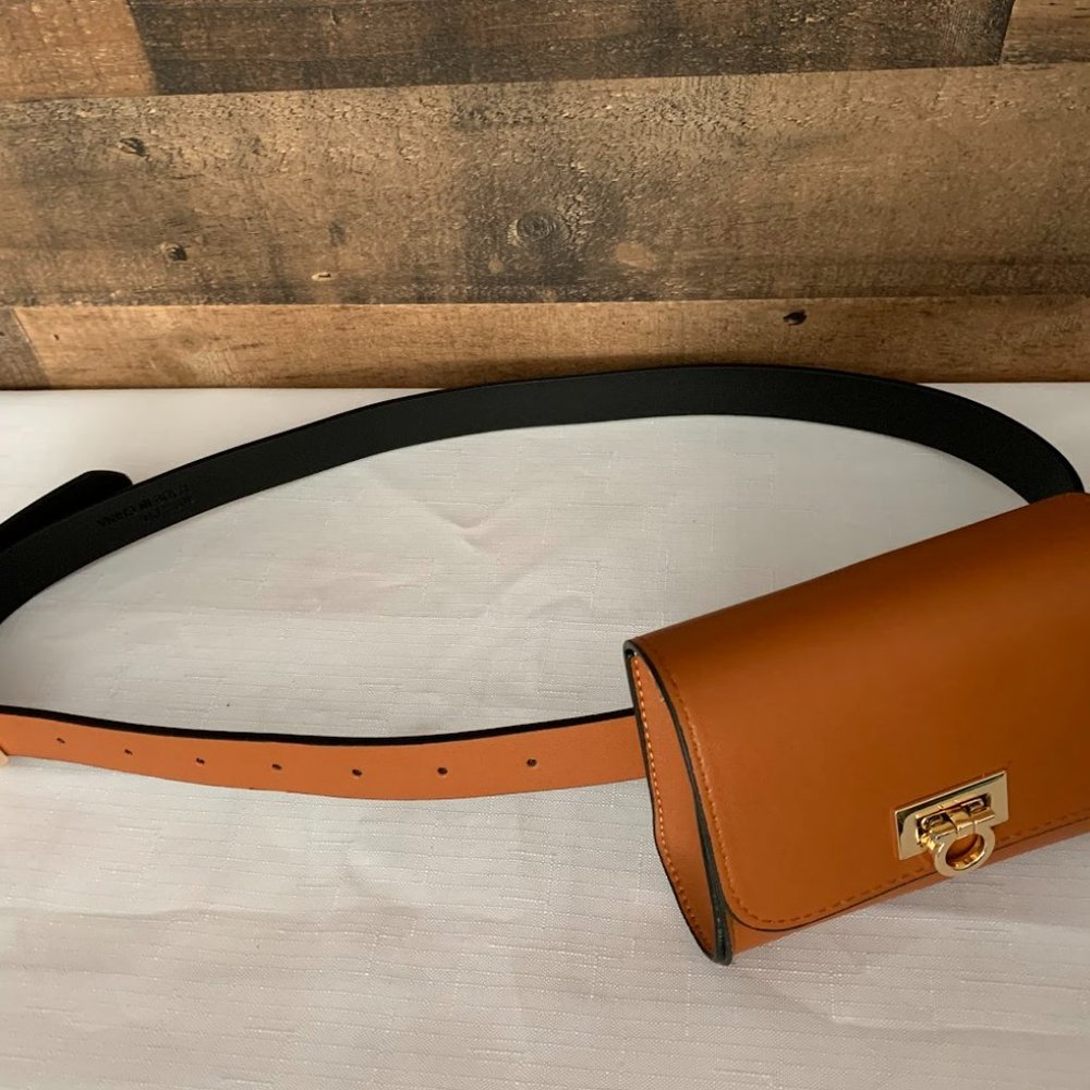 NWT Mini Faux Leather Bag